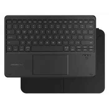 AMAZINGTHING Minimal Case Keylite Combo tangentbordsfodral för iPad 11 2025 – svart