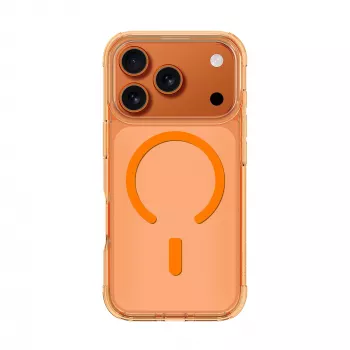 AMAZINGTHING Minimal Mag Case för iPhone 17 Pro Max, MagSafe-kompatibelt, orange