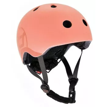 Scoot & Ride hjälm S-M Peach barn multisporthjälm