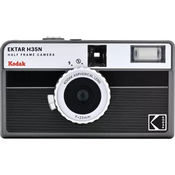 Kodak EKTAR H35N kamera randig svart