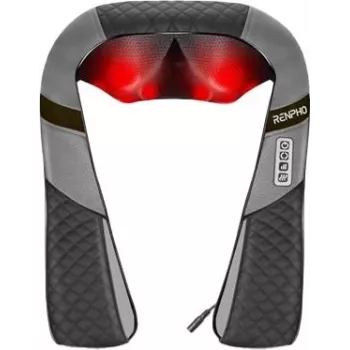 Renpho nackmassager – axel- och nackmassager med värme svart (RP-SNM061)
