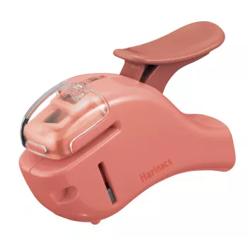 KOKUYO Harinacs SMALL+ häftapparat utan häftklamrar laxrosa, kapacitet 5 ark (SLN-MSH305VP)