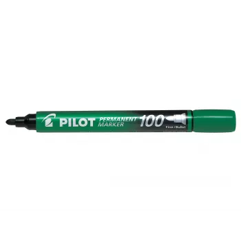 Pilot Pen 100 permanent markör grön 1,0 mm