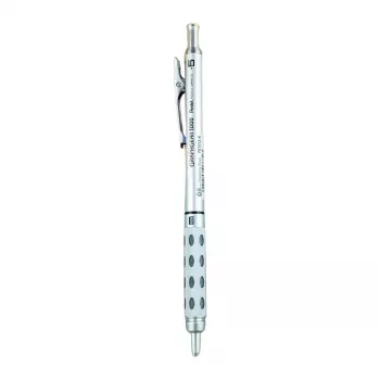 Pentel tryckpenna 0,5 mm metallisk silver