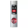 Pentel Ain Stein mekaniska blyertsstift - B - grå - 0,3 mm - 60 mm - 15 st