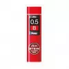 Pentel C275-BO Super Hi-Polymer blyertsstift påfyllningspack - röd - 0,5 mm - 40 stift - box