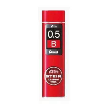 Pentel C275-BO Super Hi-Polymer blyertsstift påfyllningspack - röd - 0,5 mm - 40 stift - box