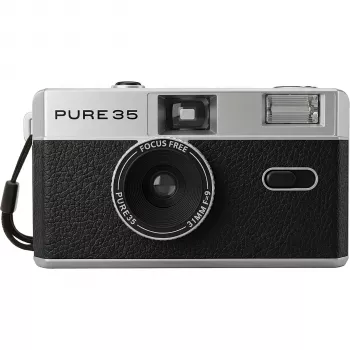 KODAK Pure 35 svart 35 mm engångskamera med blixt