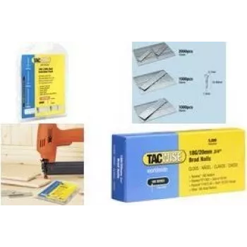 TACWISE 18 gauge dyckert 30 mm galvaniserad, 5000 st, kompatibel med pneumatiska dyckertpistoler - 1 förpackning (0397)