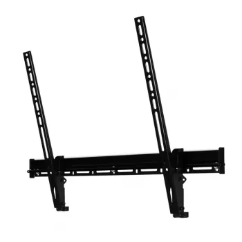 B-TECH BTV521 fast väggfäste för 32-65 inch skärmar, svart, 70 kg bärförmåga, VESA 75x75 till 600x400