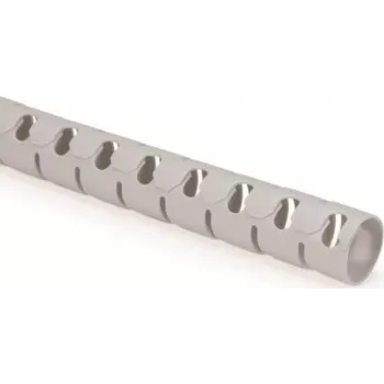 HellermannTyton 161-64205 spiralslang för kabelhantering, grå, polypropen, 2 m, 14 mm