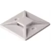 HellermannTyton MB3A-PA66-NA-C1 buntbandshållare vit 100 st