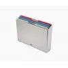 Joseph Joseph Folio Steel L skärbrädsset, 4 brädor, silver