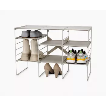 Joseph Joseph Level Plus Large justerbart skohyllor ecru