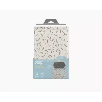Joseph Joseph Glide Compact strykbrädsöverdrag för strykbrädor 110 x 33 cm, överdel av 100 % bomull med mjuk stoppning, ecru (50048)