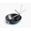 Joseph Joseph Space fällbart handtag keramisk non-stick wok 32 cm blå