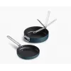 Joseph Joseph Space Fold Handle keramisk non-stick 2-delat blått stekpannsset