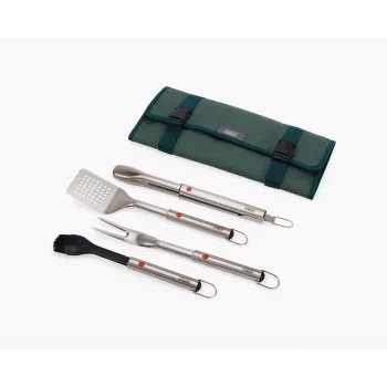 Joseph Joseph GrillOut 4-delat BBQ-bestickset i rostfritt stål med förvaringslåda