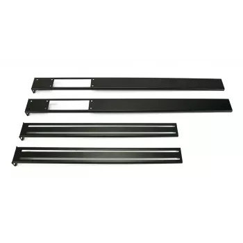 tvONE RM-110 bakre rack-skenkit - svart - 19 inch 1RU-stöd