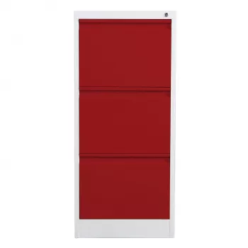 Phoenix Safe FC1003GRK Fire Resistant Filing Cabinet 3 Drawers Red