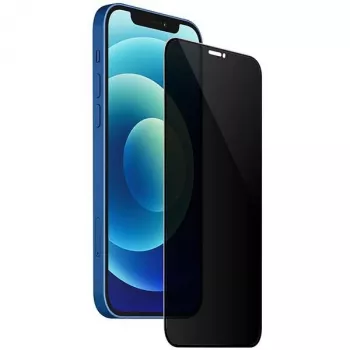 Evelatus Apple iPhone 12/12 Pro 6,1 inch Privacy 2.5D Silk Full Cover Japan Glue antistatiskt skärmskydd