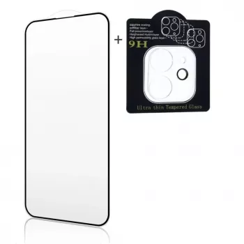 iLike Samsung Galaxy A06 X2 Superset 2.5D Edge Full Face härdat glas + kameraglas