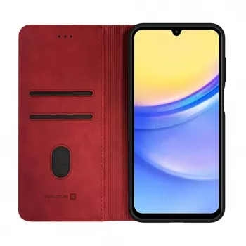 Evelatus Samsung Galaxy A15 Book Case Folio röd