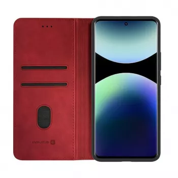 Evelatus Xiaomi Redmi Note 15 bokfodral röd