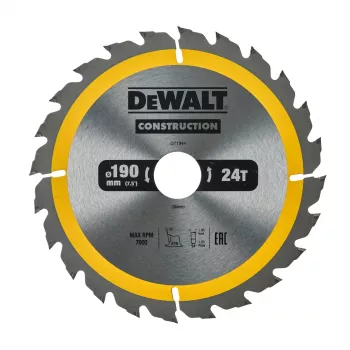 DEWALT cirkelsågblad 190x30mm 24T +16° Super Thin Kerf TCT
