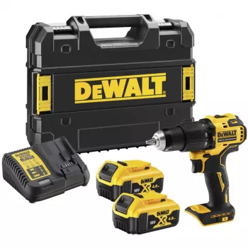 DEWALT DCD709M2T-QW 18V XR borstlös kombihammare 2x5,0Ah batterier TSTAK-väska