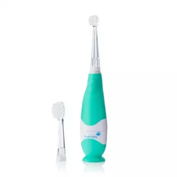 BRUSH BABY Baby Sonic sonisk tandborste 0-3 år Marine
