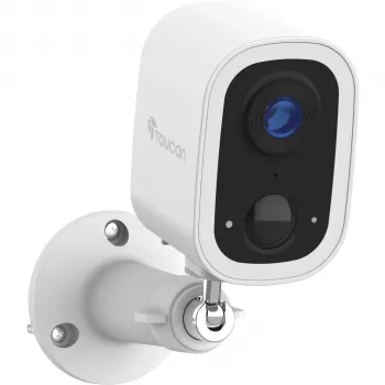 Toucan Wireless Outdoor Camera S4 – 1080p Full HD, IP54, Batteri, Tvåvägsaudio, Nattseende, Smart Home-kompatibel