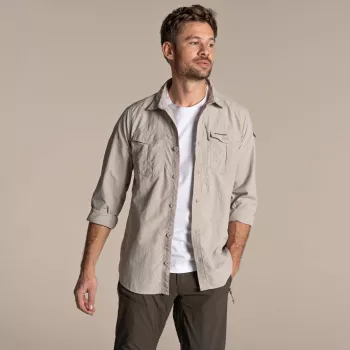Craghoppers NosiLife Adventure LS Skjorta III - Parchment - XL