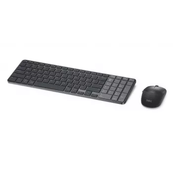 Dell Pro 7 laddningsbart kompakt tangentbords- och musset - KM746 - ryska (QWERTY) - titangrå