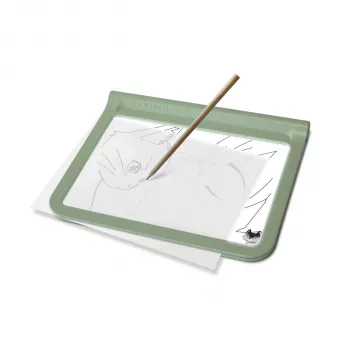Kidywolf Light Tablet A4 LED-teckentavla med 8 färger, 4 lägen, USB-C, vit