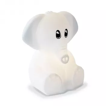 KIDYWOLF Nattlampa Elefant med färgskifte 15cm