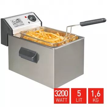FRITEL Proffs Fritös 5L 3200W grå