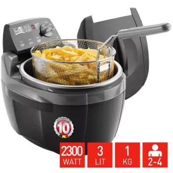 Fritel Turbo SF 4209 Fritös 3L 2,3kW Rostfritt stål/svart