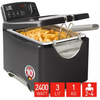 FRITEL Fritös Turbo SF 3 Liter Rostfritt stål