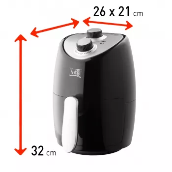 FRITEL Starter My SnackTastic 4202 airfryer 1kW silver/svart