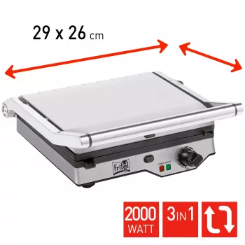 FRITEL GR 2275 kontaktgrill rostfritt stål