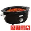 FRITEL Family Slow Cooker 5,5 liter 210W svart/krom