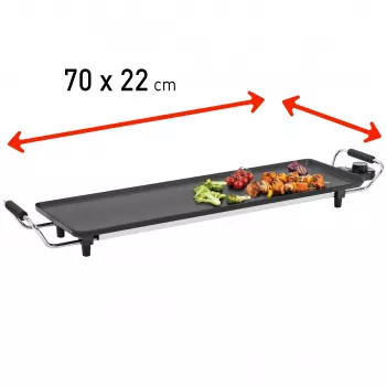 Fritel TY 1689 teppanyaki elektrisk grill 1800 W tillagningsyta i gjuten aluminium