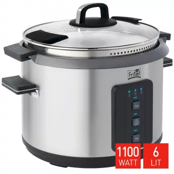 FRITEL Family RC 1377 riskokare 1,1 kW rostfritt stål