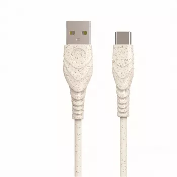 BIOND USB-A till USB-C 3A 2M laddnings- och datakabel – svart