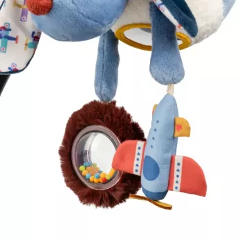 Lilliputiens multifunktionellt hängande gosedjur Jules the Dog 3m+