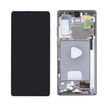 Samsung Front LCD-displayenhet grå för Galaxy Note20 N981 (GH82-23495A)