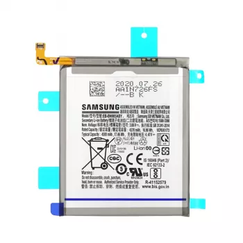 Samsung Galaxy Note 20 Ultra LCD-displayenhet med ram (GH82-23333A) - Mystic Black