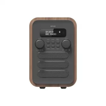 Denver DAB-48 DAB+ bärbar radio grått träskåp
