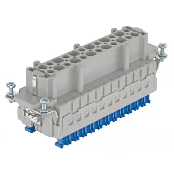 HARTING Han E® ES Press industriell kontaktinsats, uttag, 24 kontakter, 16A, 500V